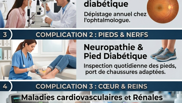 Complications du diabète : Les détecter et les prévenir